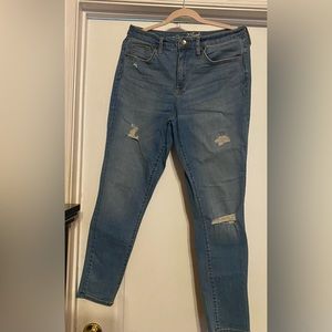 Light Blue distressed Jeans